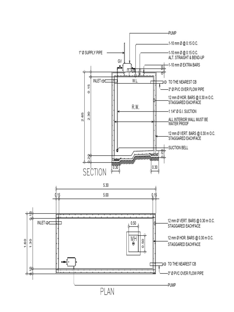 Cistern Tank (Rain Water Tank) | PDF | Gas Technologies | Continuum ...