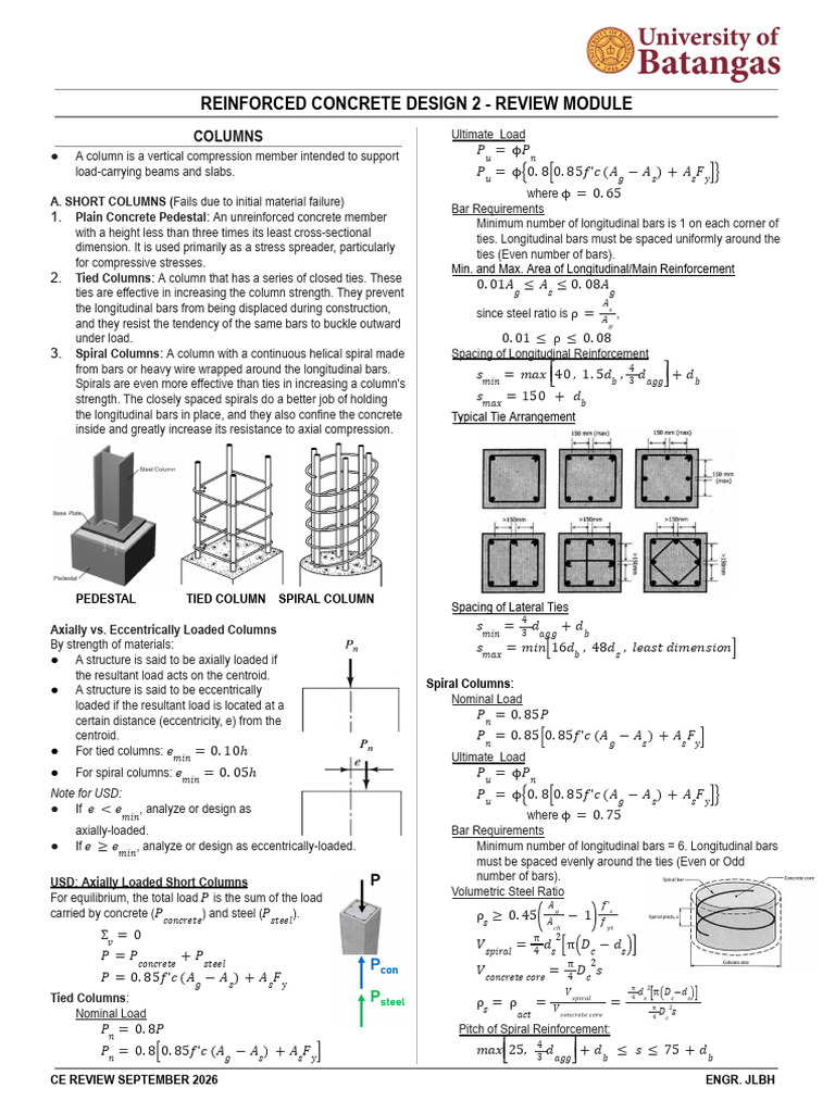 Rcd2 - Hic Sept2026 Jlbh | PDF | Column | Strength Of Materials