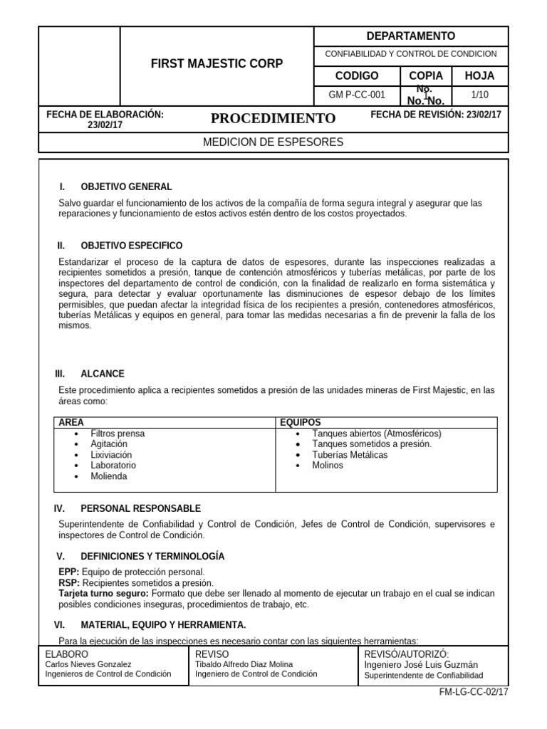 GM P CC 004 Correcion 2 | PDF | Ingeniería de confiabilidad