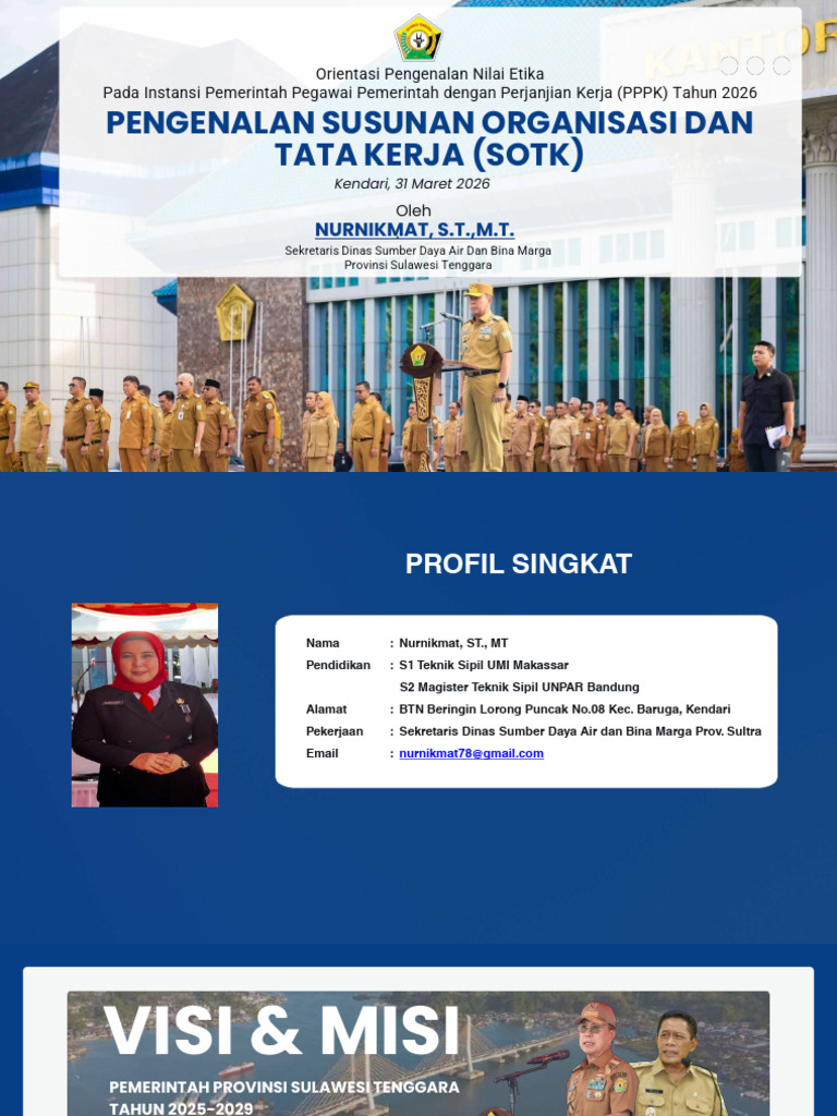 Ppt_Pengenalan Susunan Organisasi Tata Kerja (SOTK) (1) | PDF