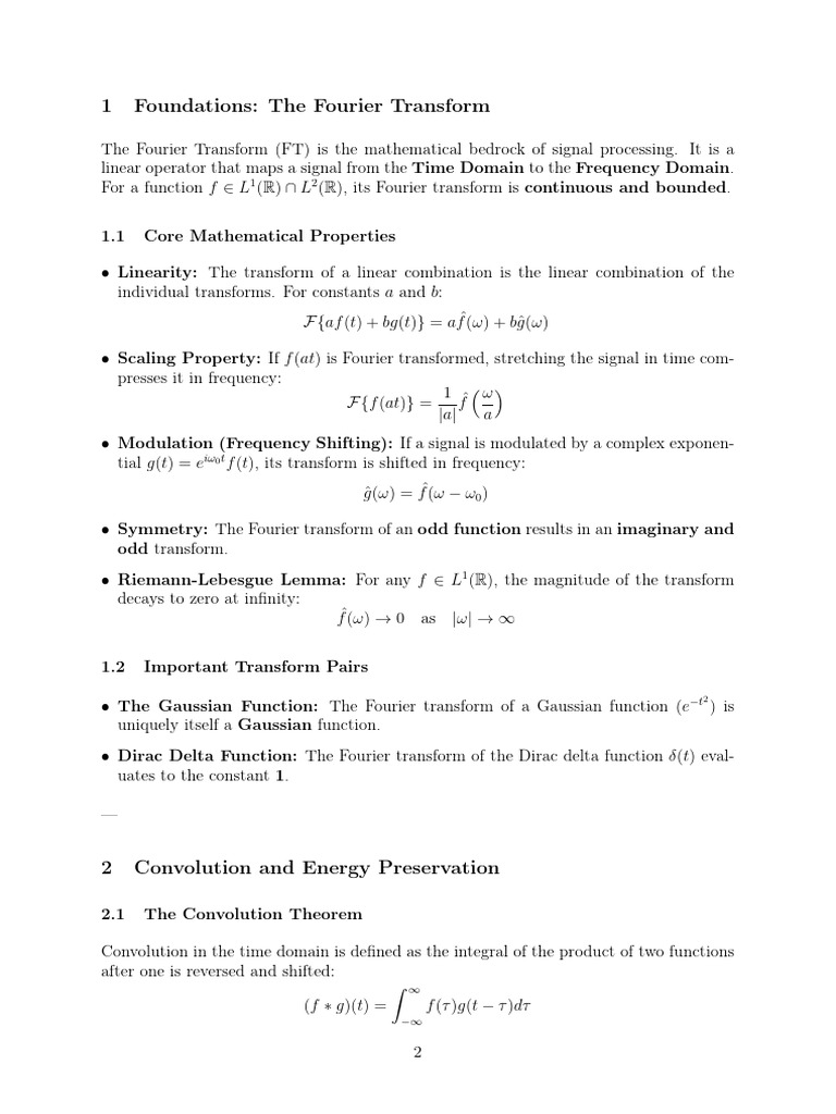 Wavelet Analysis | PDF | Wavelet | Fourier Transform