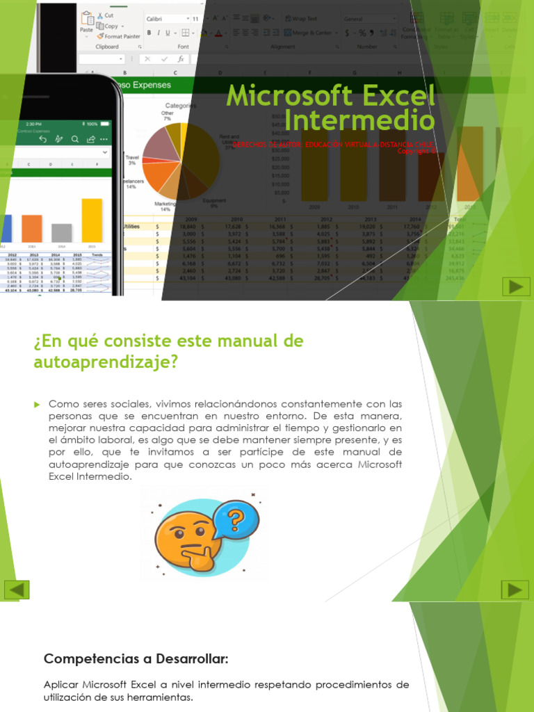 Manual Microsoft Excel Intermedio | PDF | Microsoft Office | Microsoft ...