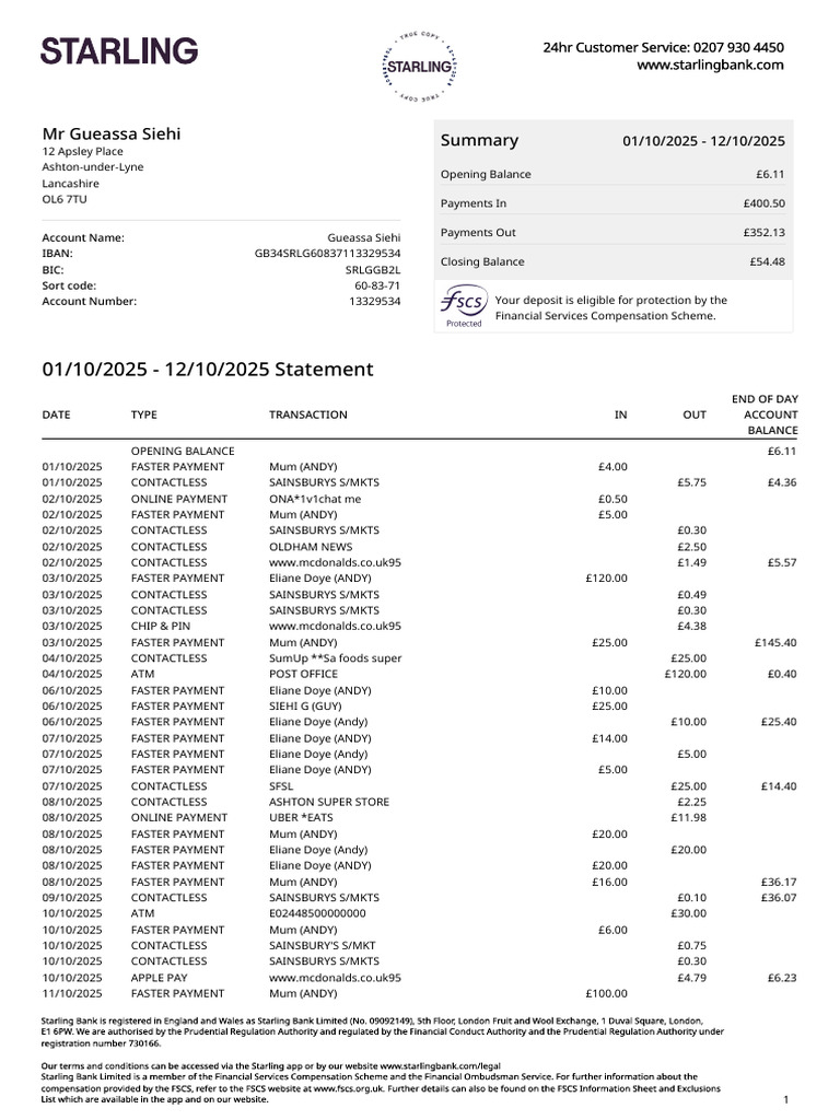 Bank Statement | PDF | Financial Services | Banking Technology