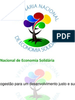 Apresentacao Rumo A V Plenaria Nacional de Economia Solidaria