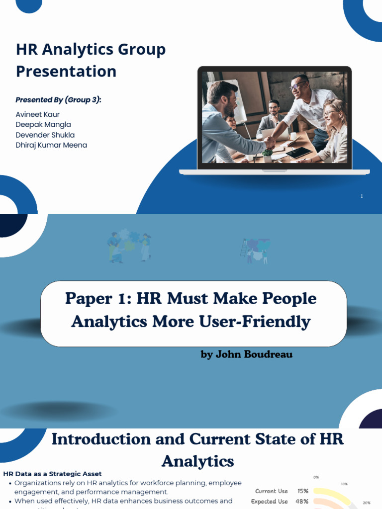 HR Analytics PPT - Group 3.PDF | PDF | Analytics | Performance Indicator