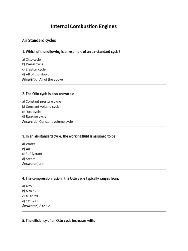 Internal Combustion Engines | PDF | Internal Combustion Engine | Diesel ...