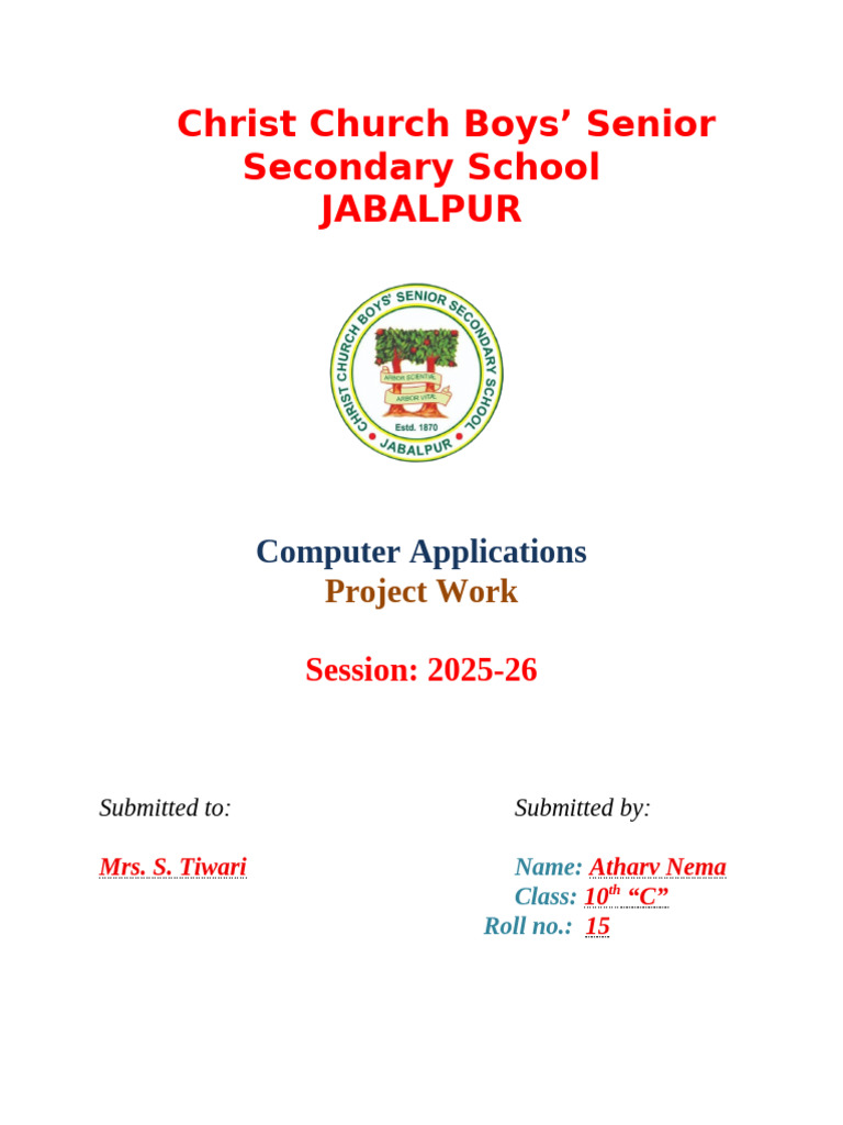 COMPUTER PROJECT (2) | PDF | Intellectual Property | Transport Layer ...