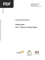 As 5100.7-2004 Bridge Design Rating of Existing Bridges