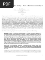 Download Benchmarking for Competitive Advantage  Process Vs Performance Benchmarking For  Financial Results by spitraberg SN10210688 doc pdf