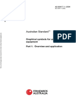 As 60417.1-2004 Graphical Symbols For Use On Equipment Overview and Application