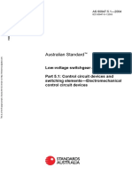 As 60947.5.1-2004 Low-Voltage Switchgear and Controlgear Control Circuit Devices and Switching Elements - Ele