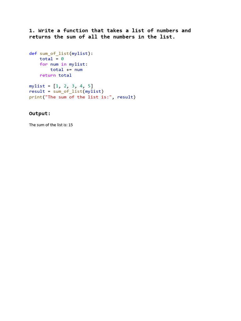 Pythons Practicals | PDF | Sequence | Mathematics