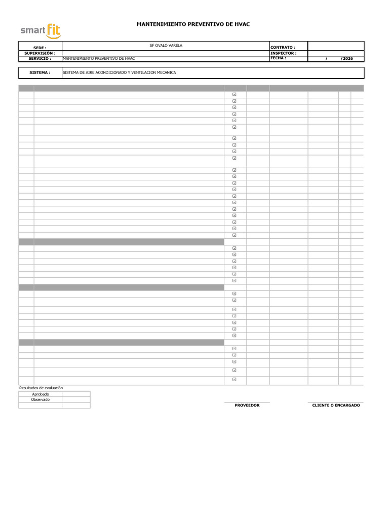 Protocolo Prev Hvac Ovalo Varela | PDF | Rodamiento (Mecánico ...