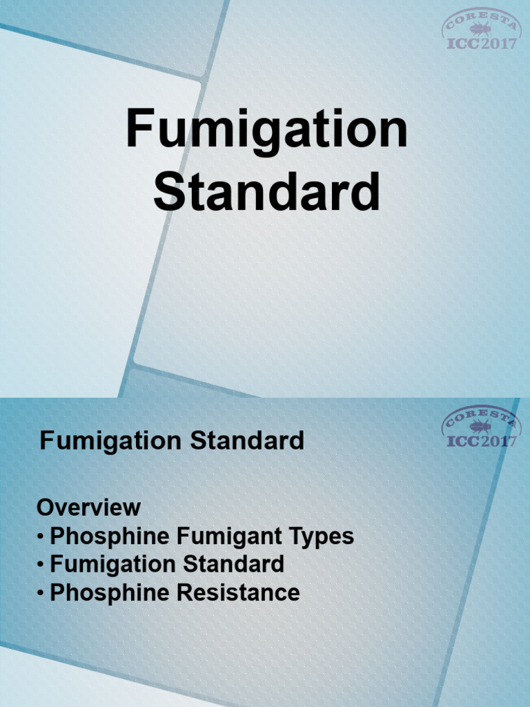 6 Coresta Fumigation Standard | PDF