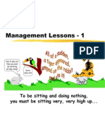 Management Lessons