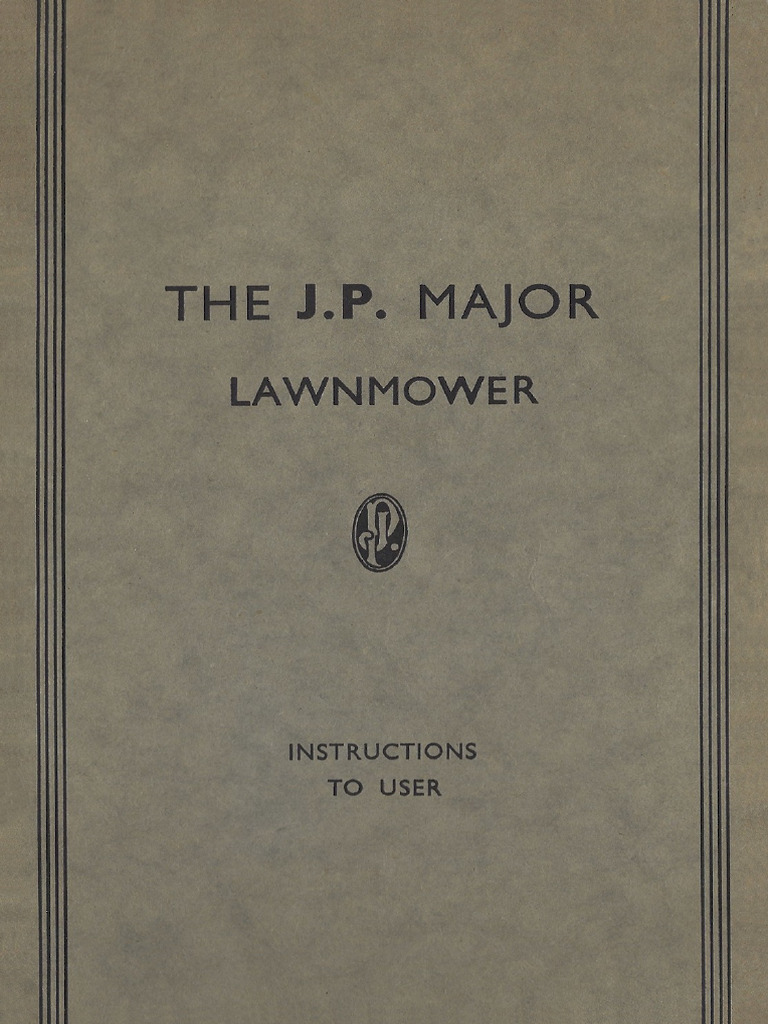 JP Major Instructions | PDF
