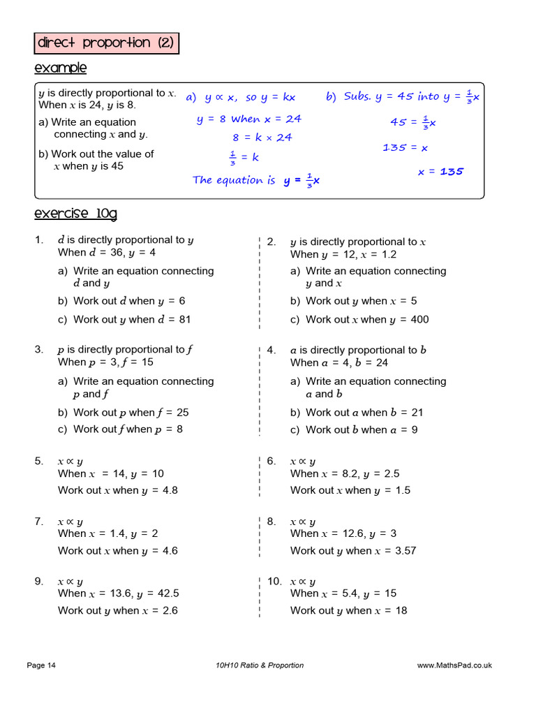 WS Direct Proportion | PDF | Chess Theory | Chess