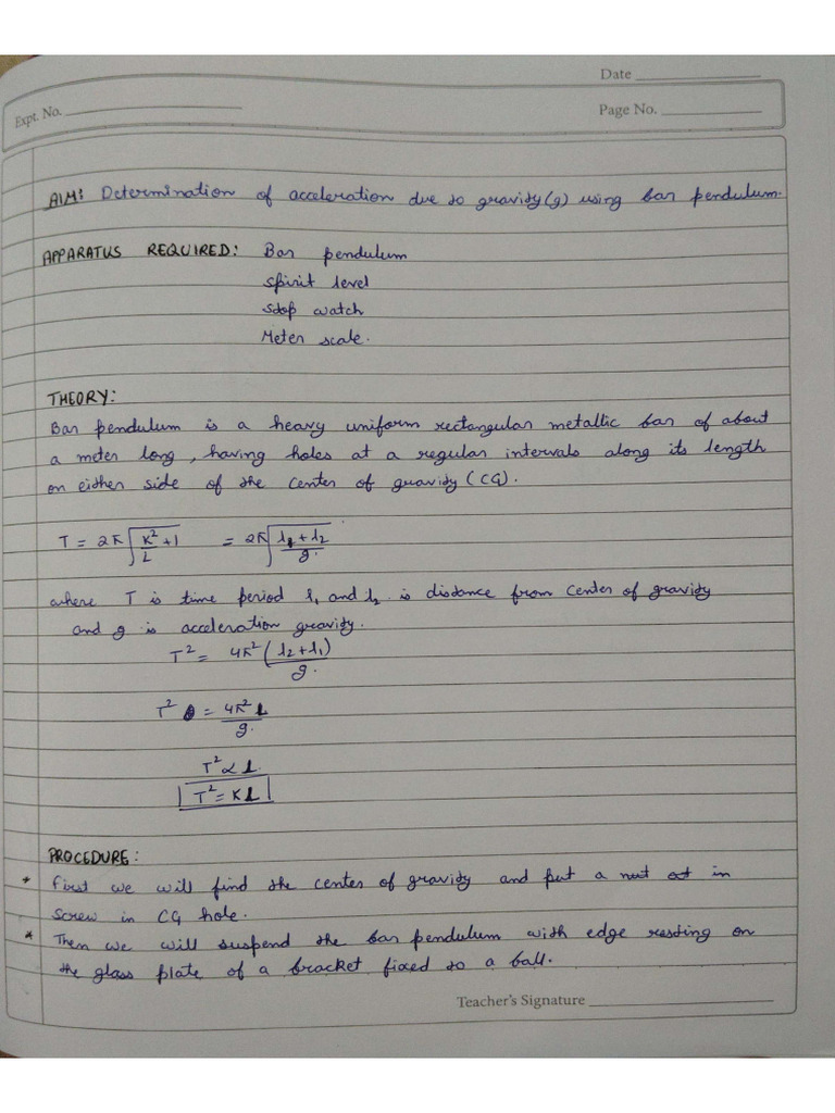 Physics Practical 1 | PDF