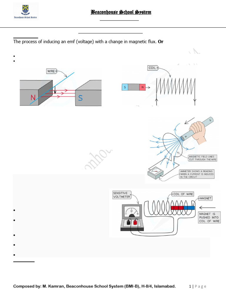 20. Electromagnetic Effects Handout | PDF