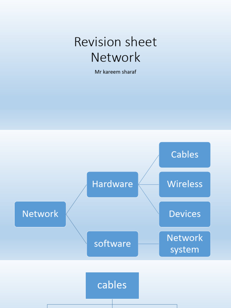 ICT Reversionsheet G 12 | PDF | Computer Network | Router (Computing)