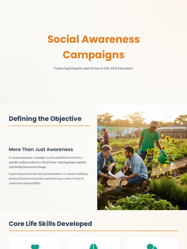 Social Awareness Campaign | PDF