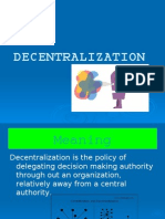 Decentralization