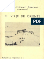 El viaje de Le Corbusier por Oriente