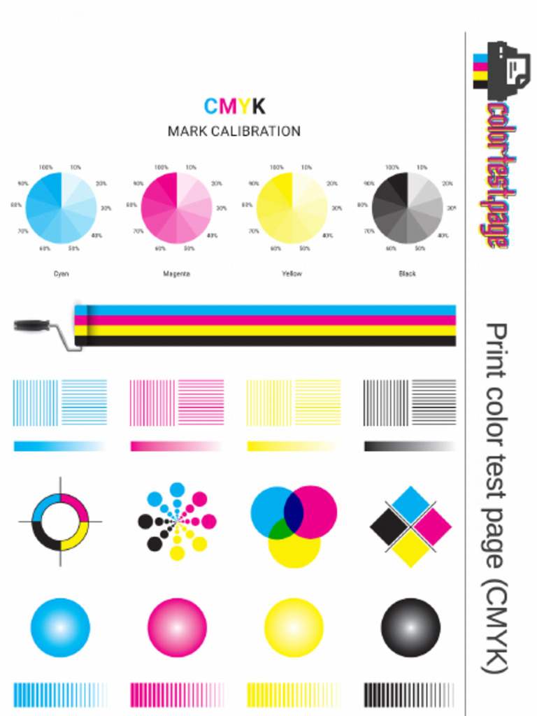 CMYK Print Color Test Page PDF | PDF