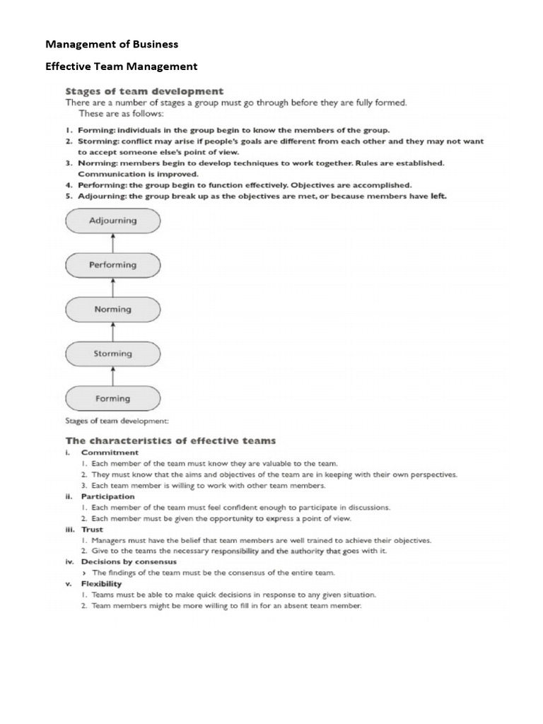 Effective Team Management 2026 | PDF