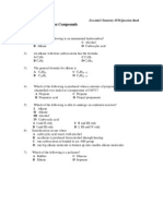 Chapter 11: Carbon Compounds: Paper 1