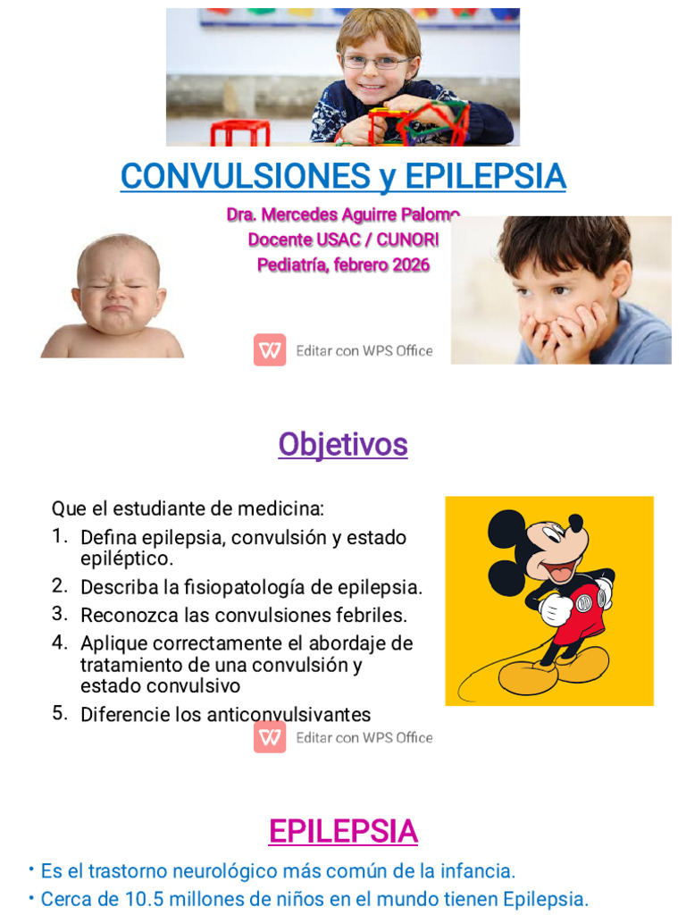 Convulsiones y Epilepsia 2026 | PDF | Epilepsia | Sinapsis