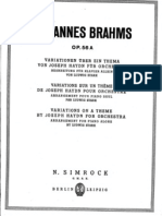 Brahms Variations on Them by Hayden Imslp15747-Brahms_-_op.56_-_arr_stark