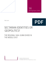 08 Sectarian Identities or Geopolitics