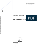 As IEC 61025-2008 Fault Tree Analysis (FTA)