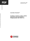 As IEC 62155-2005 Insulators - Ceramic or Glass - Hollow Pressurized and Unpressurized - Voltages Greater Tha