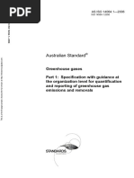 As ISO 14064.1-2006 Greenhouse Gases Specification With Guidance at the Organization Level for Quantification