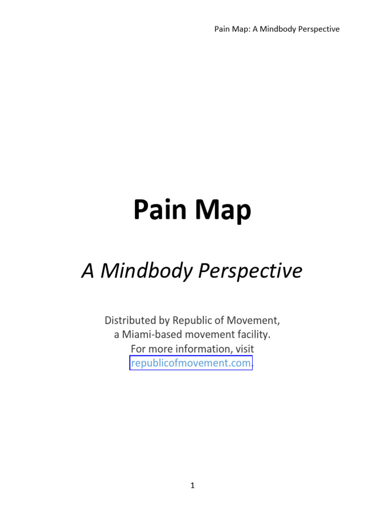 Pain-Map | PDF | Tendon | Placebo