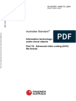 As ISO IEC 14496.15-2004 Information Technology - Coding of Audio-Visual Objects Advanced Video Coding (AVC)