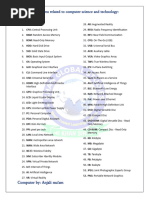 Comprehensive Computer Full Forms List | PDF | Domain Name | World Wide Web