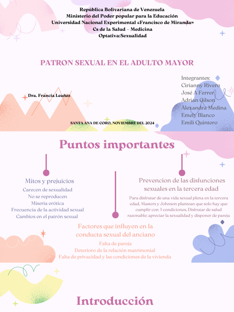 sexualidad en el adulto mayor | PDF | Vejez | La sexualidad humana
