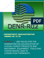 Administrative Rules for Forest Product Seizures