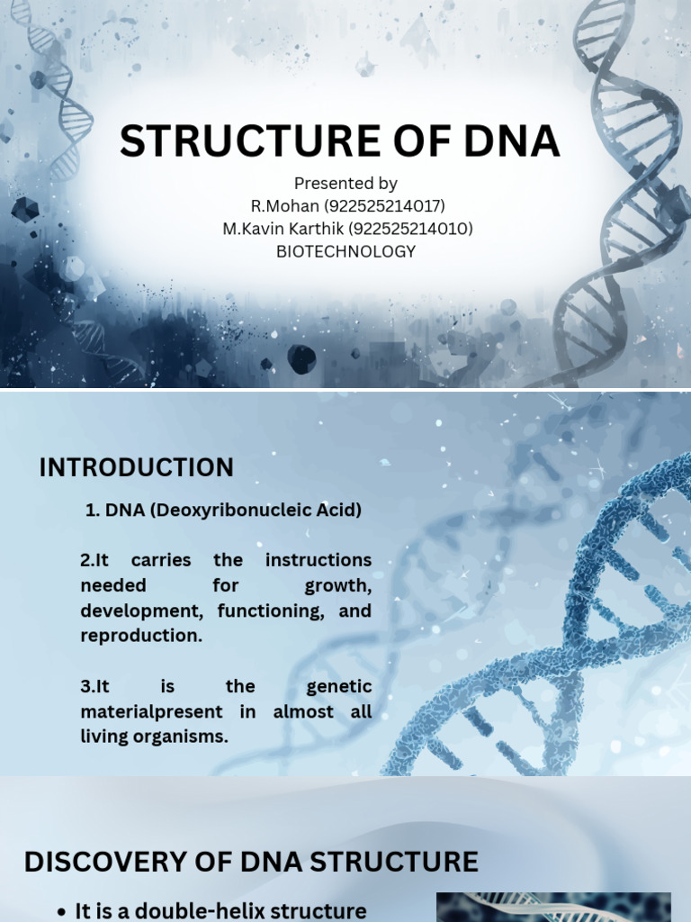 STRUCTURE OF DNA_20260312_212600_0000 | PDF