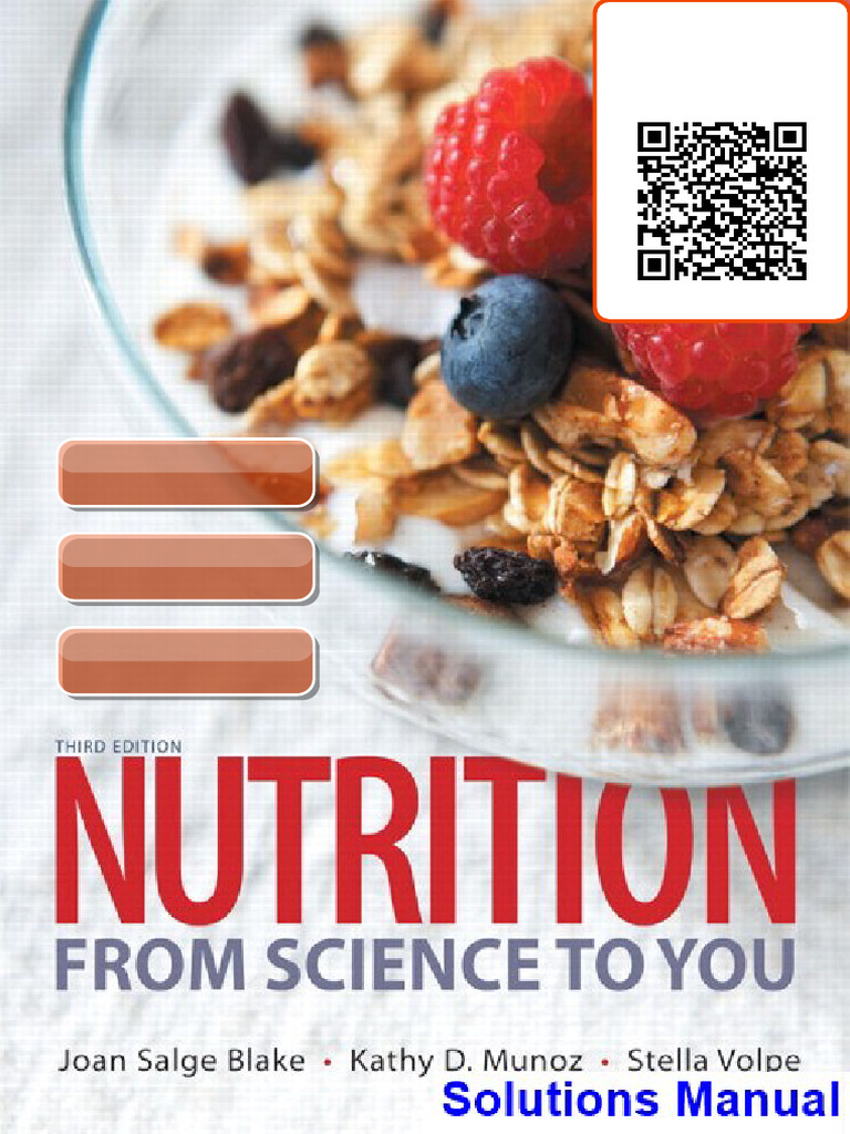 Download your Nutrition From Science to 3rd Edition Blake Solutions ...