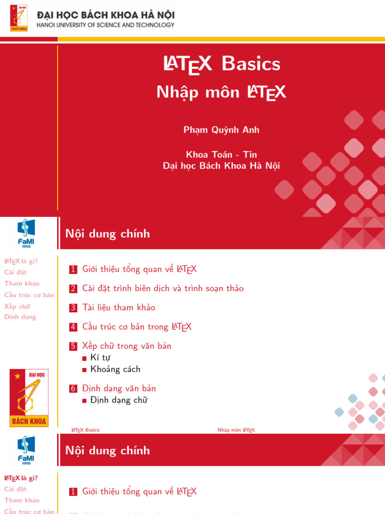LaTeX Basics 20252 | PDF