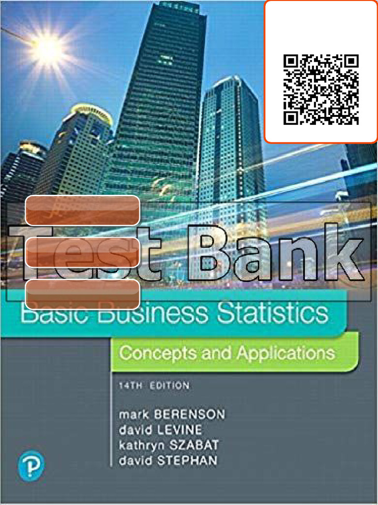 Where to download Basic Business Statistics 14th Edition Berenson Test ...