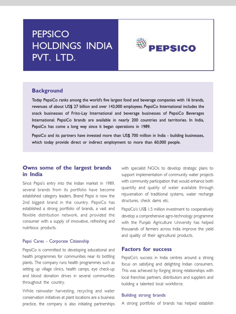 Pepsi | PDF