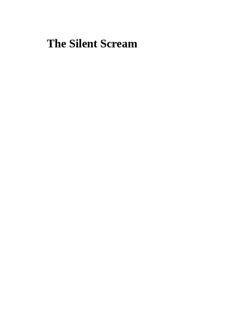 The Silent Scream | PDF