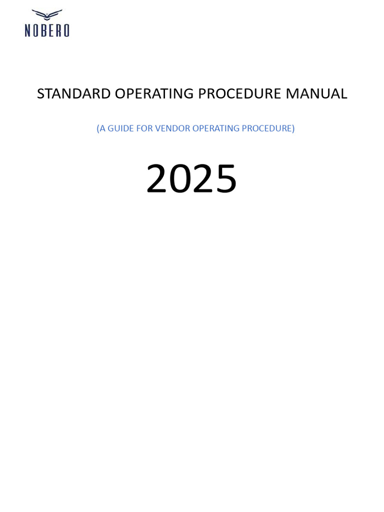 Standard Operating Procedure Manual (3) | PDF | Audit | Seam (Sewing)