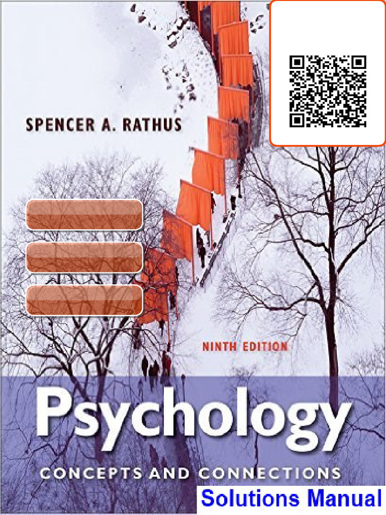 Psychology Concepts and Connections 9th Edition Rathus Solutions Manual ...