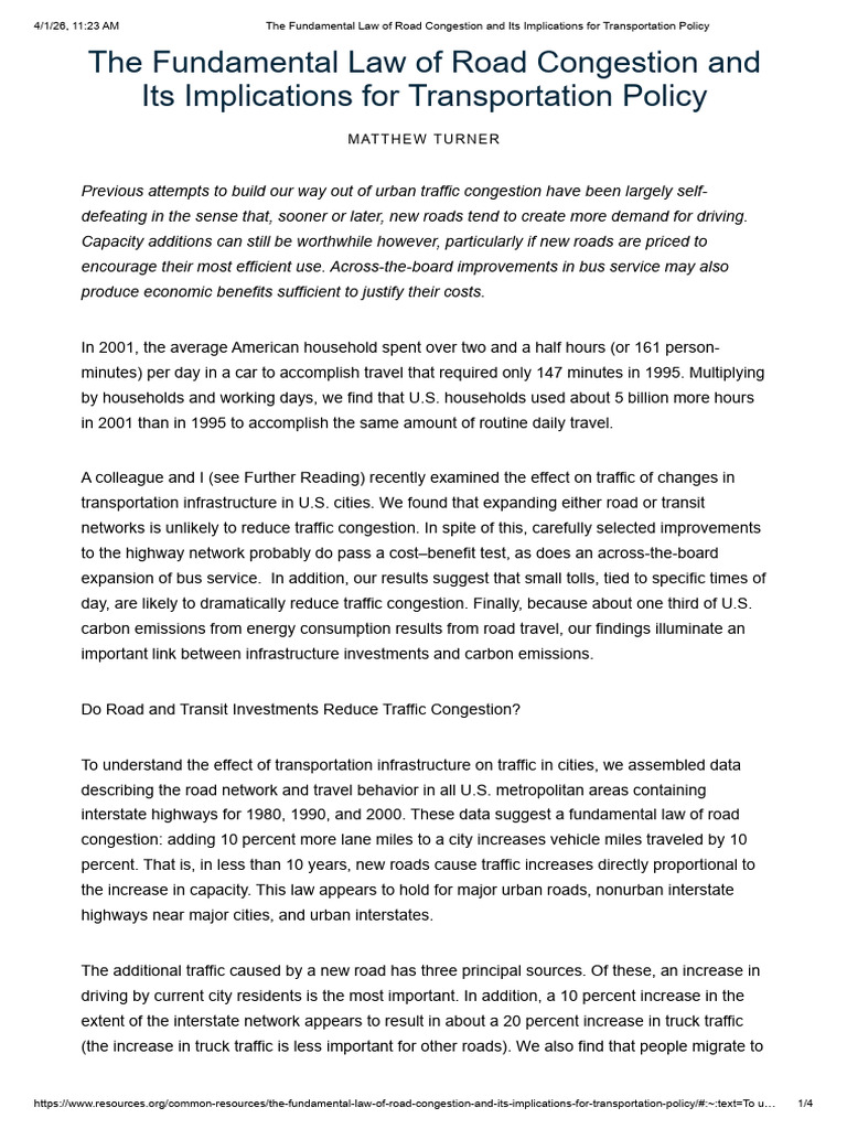 Reading_The Fundamental Law of Road Congestion and Its Implications for ...